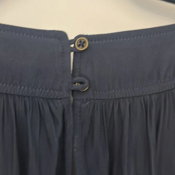 Ramy Brook Blue Embellished Ruched Sheath Dress - Picture 5 of 8